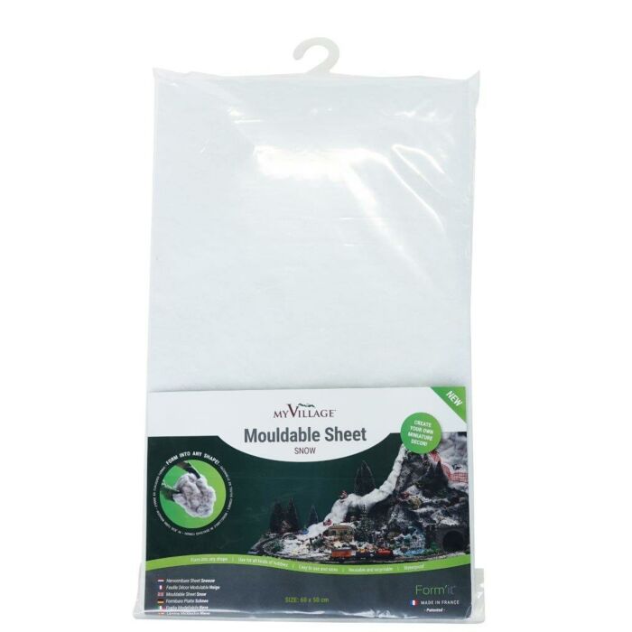 Schneeförmige Platte 60 x 50 cm - My Village Schneeförmige Platte 60 x 50 cm - My Village