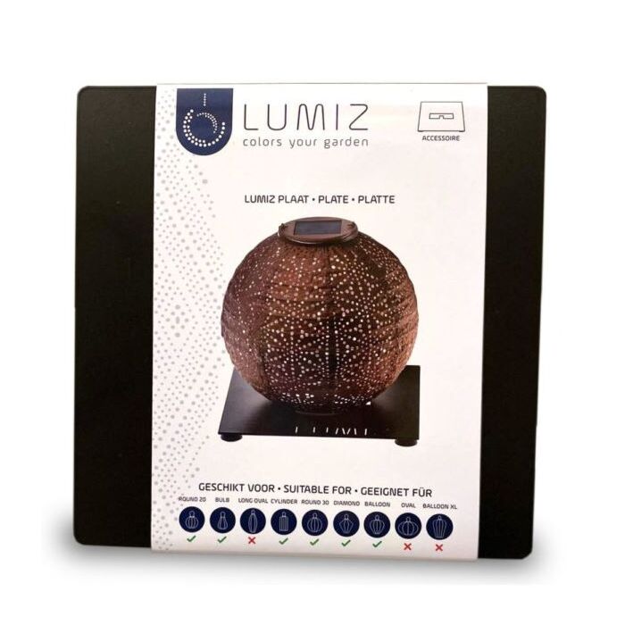 Lumiz Metallplatte 20 cm