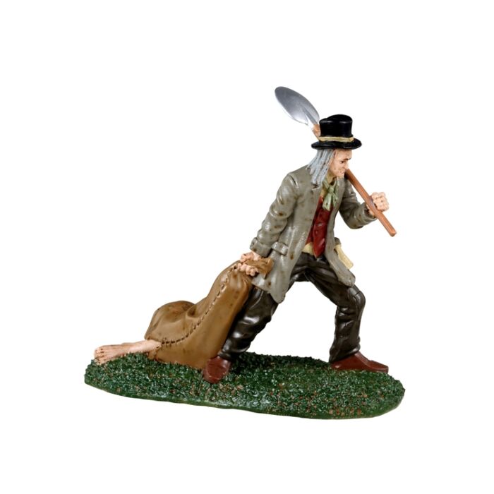 Lemax Grave Digger & Body Bag
