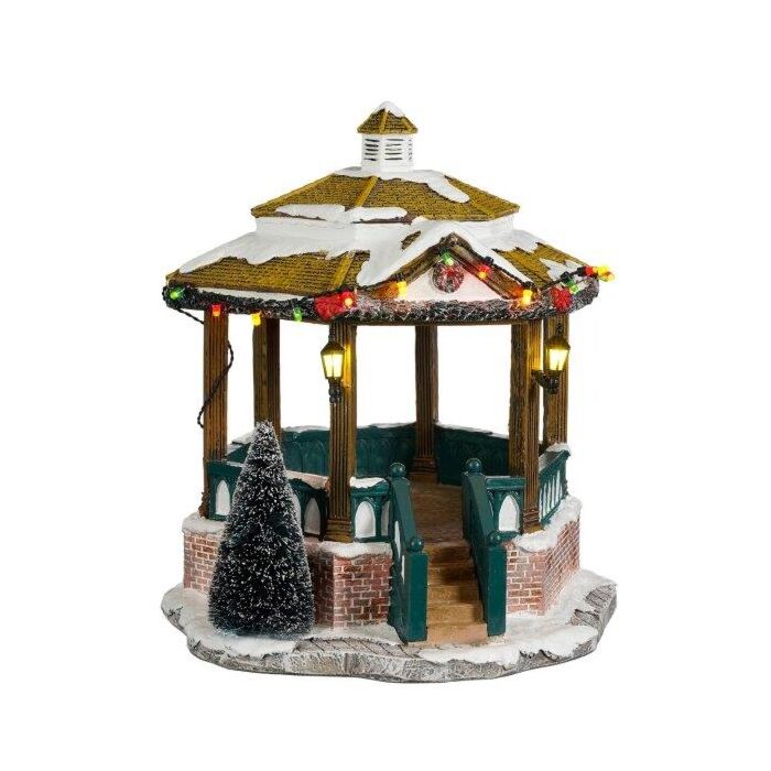 Music gazebo battery operated 20,5 cm - Luville
