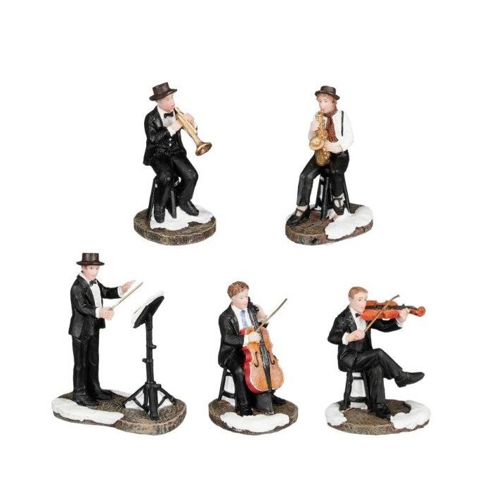 Musicians 5 stuks 7 cm - Luville
Musicians 5 stuks 7 cm - Luville