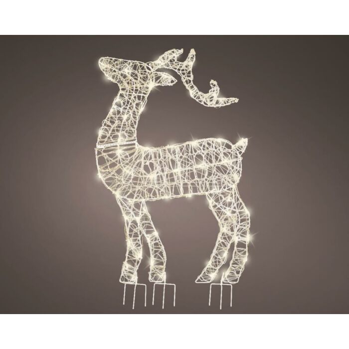 Rentier LED-Lichtfigur Weihnachten outdoor h89 cm - Lumineo Rentier LED-Lichtfigur Weihnachten outdoor h89 cm - Lumineo