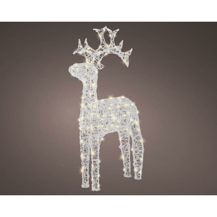 Rentier stehend LED-Lichtfigur Weihnachten outdoor h116 cm - Lumineo Rentier stehend LED-Lichtfigur Weihnachten outdoor h116 cm - Lumineo