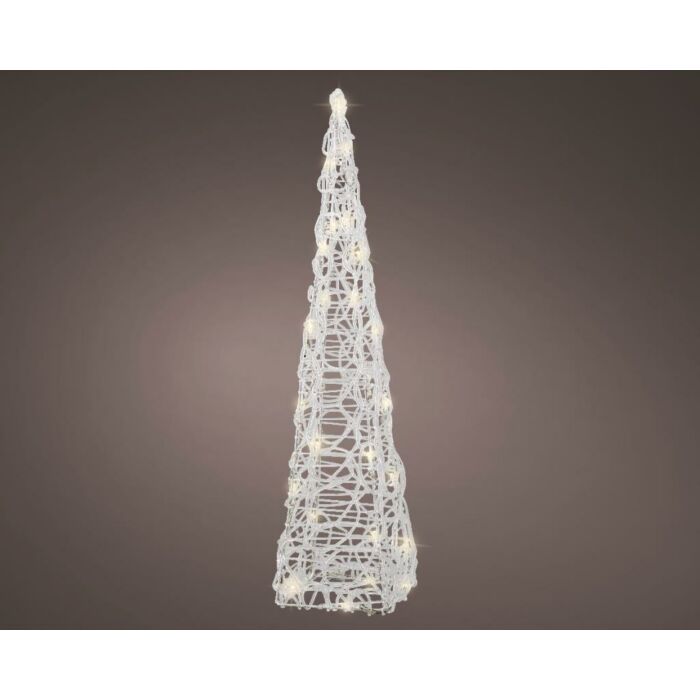 LED-Pyramide Weihnachtsbaum Outdoor Weihnachtsbeleuchtung warmweiß h58 cm - Lumineo