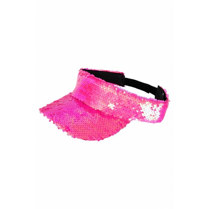 Sonnenblende mit Pailletten rosa
