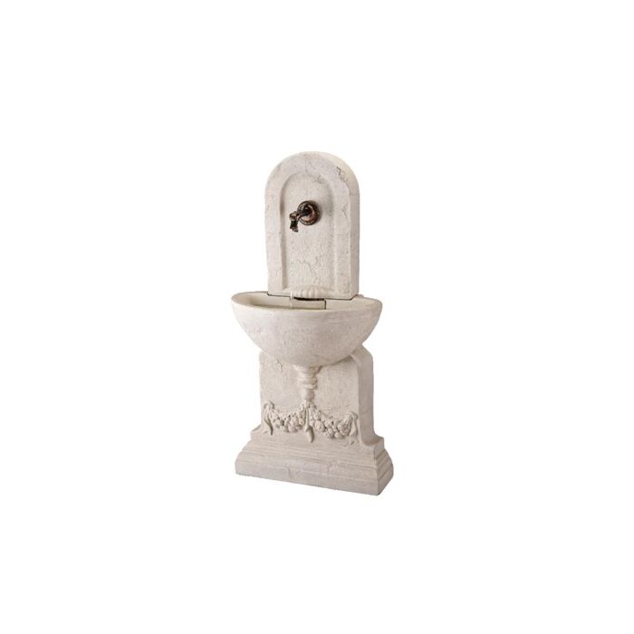 Springbrunnen klassisch grc weiß gewaschen 151 cm - Lumineo Springbrunnen klassisch grc weiß gewaschen 151 cm - Lumineo