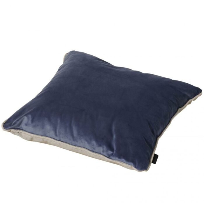 Zierkissen Velvet Dunkelblau – 45 cm