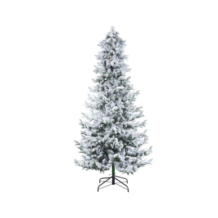 Weihnachtsbaum Wisconsin Fir verschneit grün/weiß 210 cm - Everlands