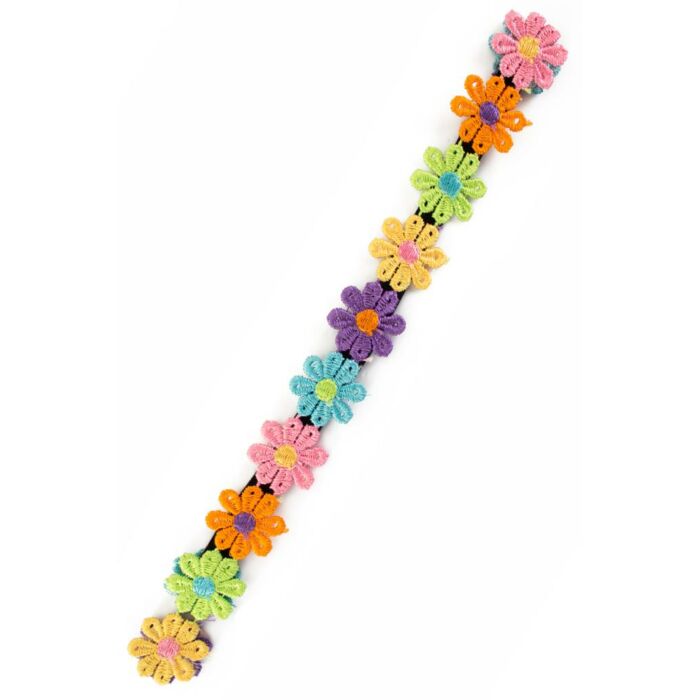 Blumen-Stirnband, mehrfarbig Blumen-Stirnband, mehrfarbig