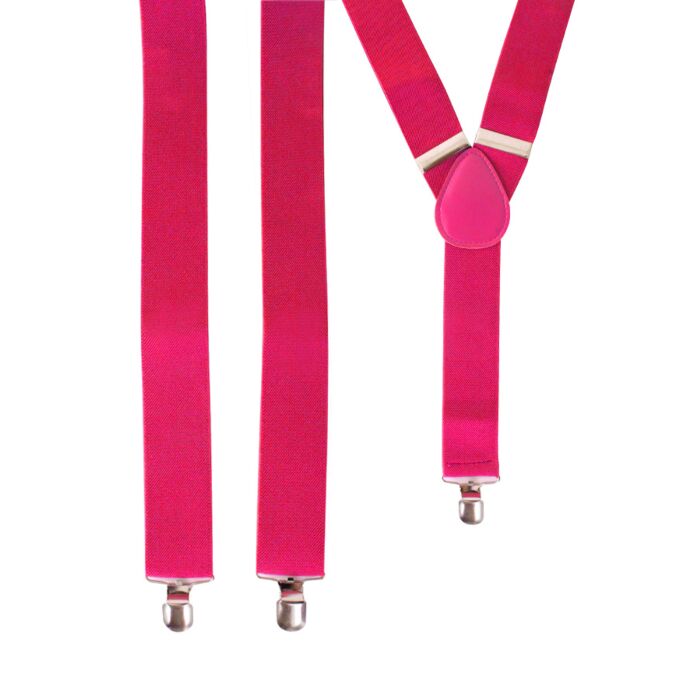 Set Rosafarbene Hosenträger