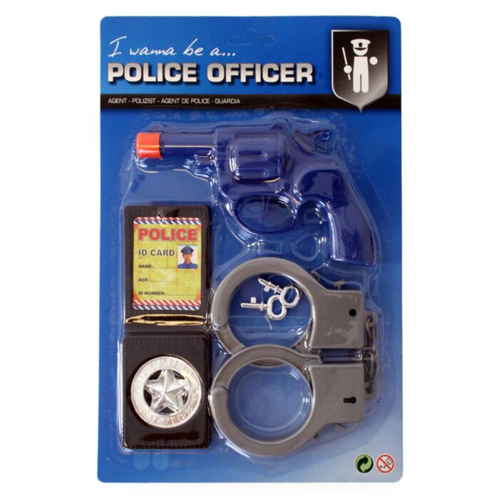 Politie set mini 3-delig Politie set mini 3-delig
