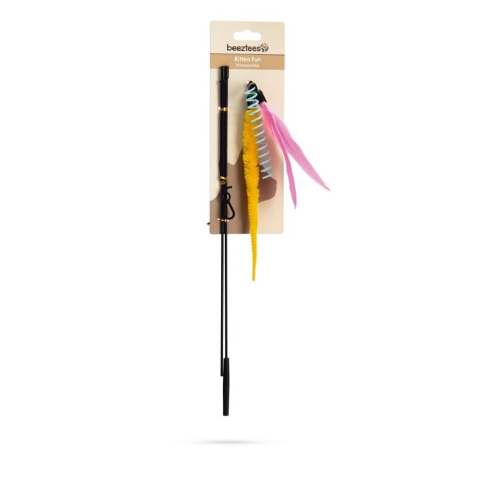 Beeztees Hengel+3 speeltjes kocka kit l75cm
