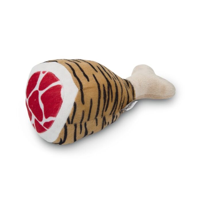Hundespielzeug plüsch-Drumstick Tiger – Beeztees Hundespielzeug plüsch-Drumstick Tiger – Beeztees
