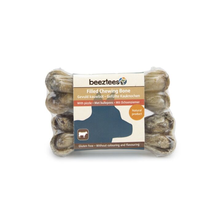 Hundeknochen gefüllte Kauknochen mit Ochsenziemer – Beeztees Hundeknochen gefüllte Kauknochen mit Ochsenziemer – Beeztees