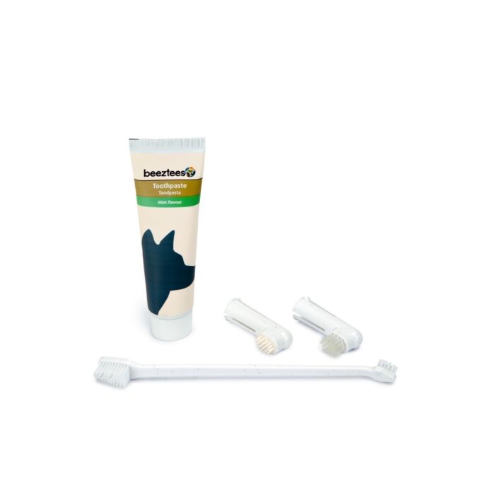 Zahnpflegeset Hund Zahnpasta & Bürsten – Beeztees