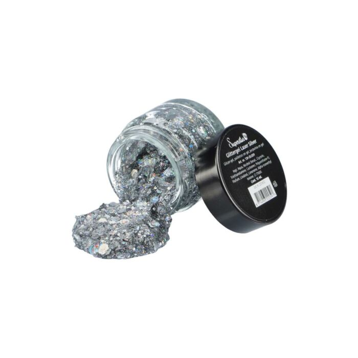 Glitter Gel Laser Silber 15 ml Glitter Gel Laser Silber 15 ml
