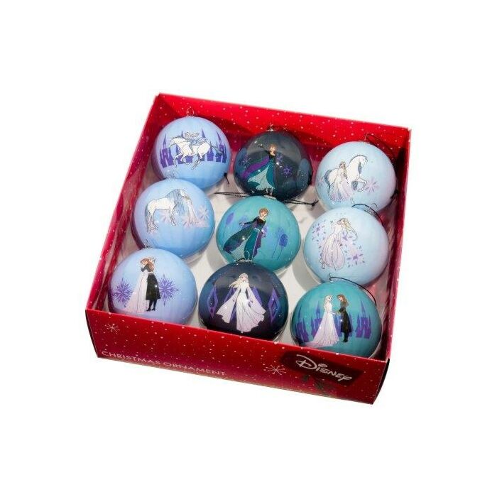 Frozen Weihnachtskugeln box plastik Ø 7.5 cm 9 Stücke - KURT S ALDER Frozen Weihnachtskugeln box plastik Ø 7.5 cm 9 Stücke - KURT S ALDER