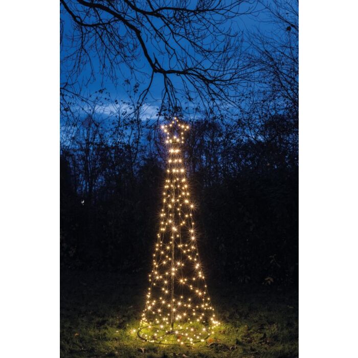 LED Baum mit Stern auf Ständer 200 cm klassisch warmweiß - Anna’s Collection