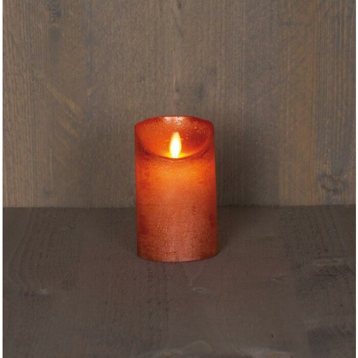 LED Kerze rustikale bewegliche Flamme Kupfer 12,5 cm - Anna's Collection LED Kerze rustikale bewegliche Flamme Kupfer 12,5 cm - Anna's Collection