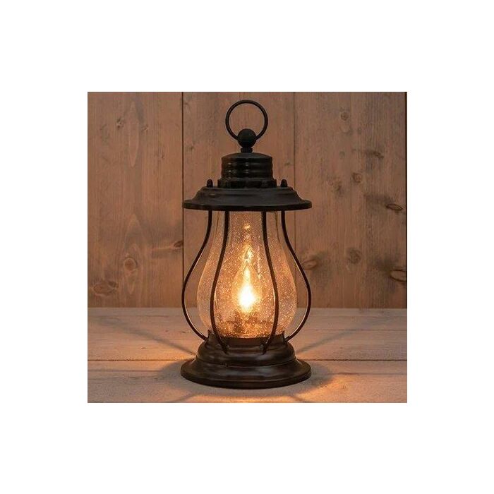 Solarlaterne vintage mit Flammeneffekt 31 cm Solarlaterne vintage mit Flammeneffekt 31 cm