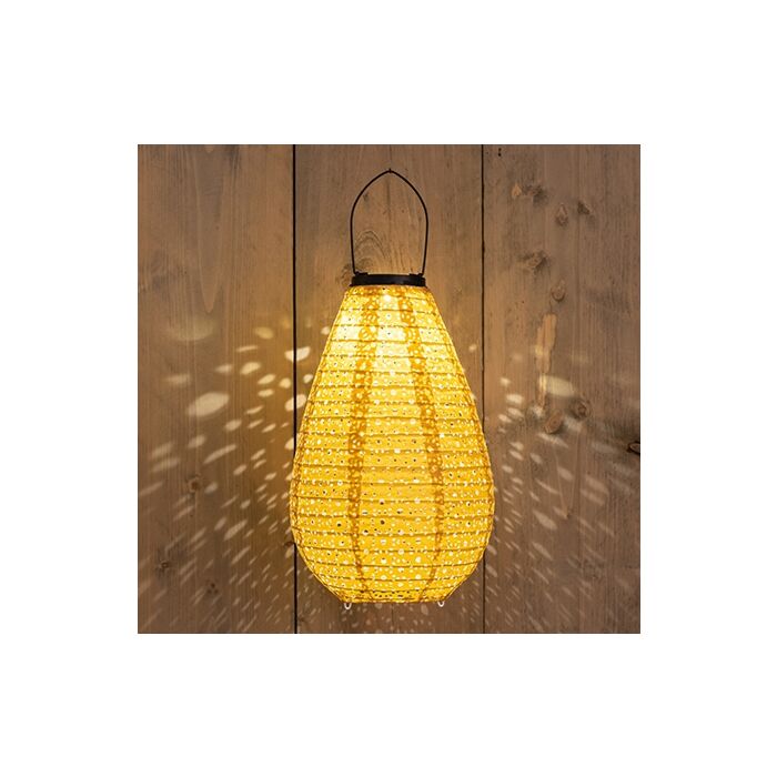 Solarlampe Marrakesch gelb 20 cm Solarlampe Marrakesch gelb 20 cm