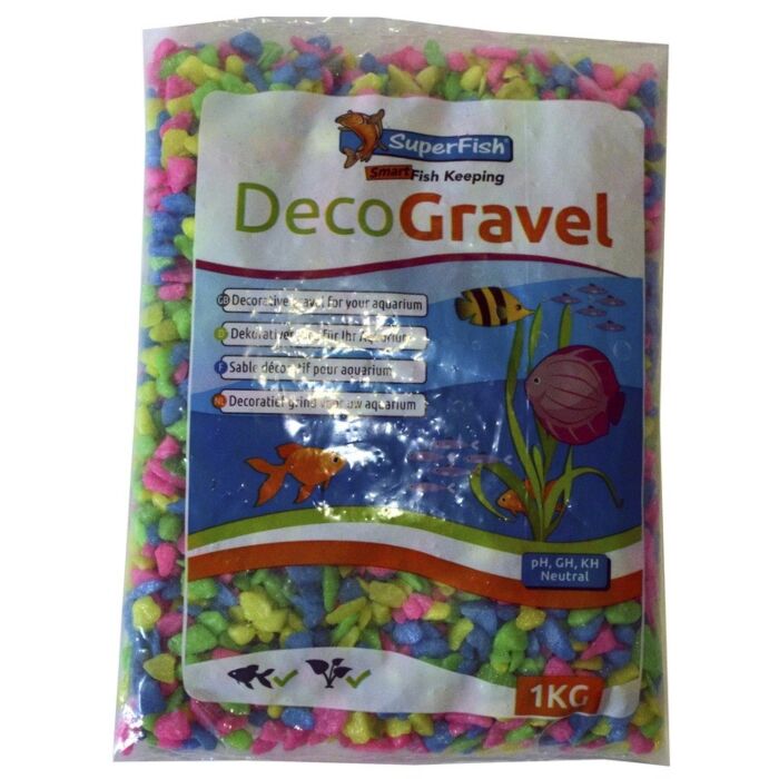 Superfish Deko-Kies Neon-Mix 1 kg