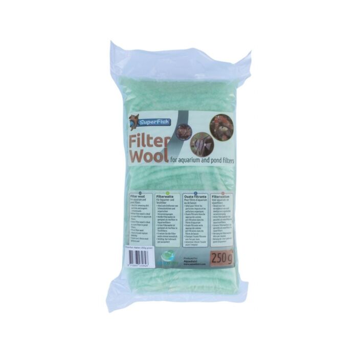 Superfish Filterwatten grof groen 250g Superfish Filterwatten grof groen 250g