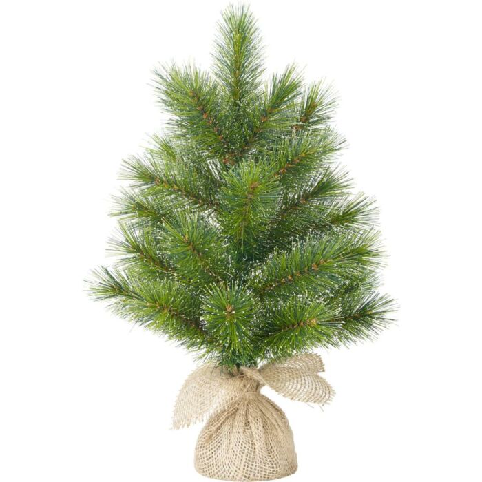 Weihnachtsbaum Glendon mit burlap grün 45 cm - Black Box