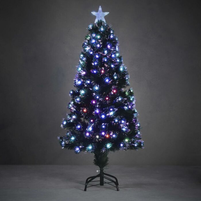 Baum Abbey 185 LED-Glasfaser grün multi 150 cm -Luca Lighting Baum Abbey 185 LED-Glasfaser grün multi 150 cm -Luca Lighting