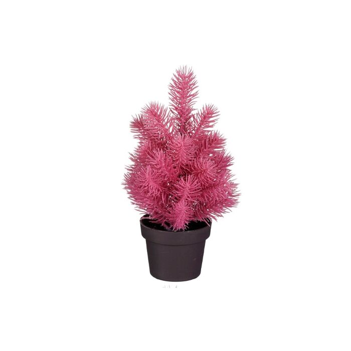 Weihnachtsbaum im Topf rosa 24 cm - Mica Weihnachtsbaum im Topf rosa 24 cm - Mica