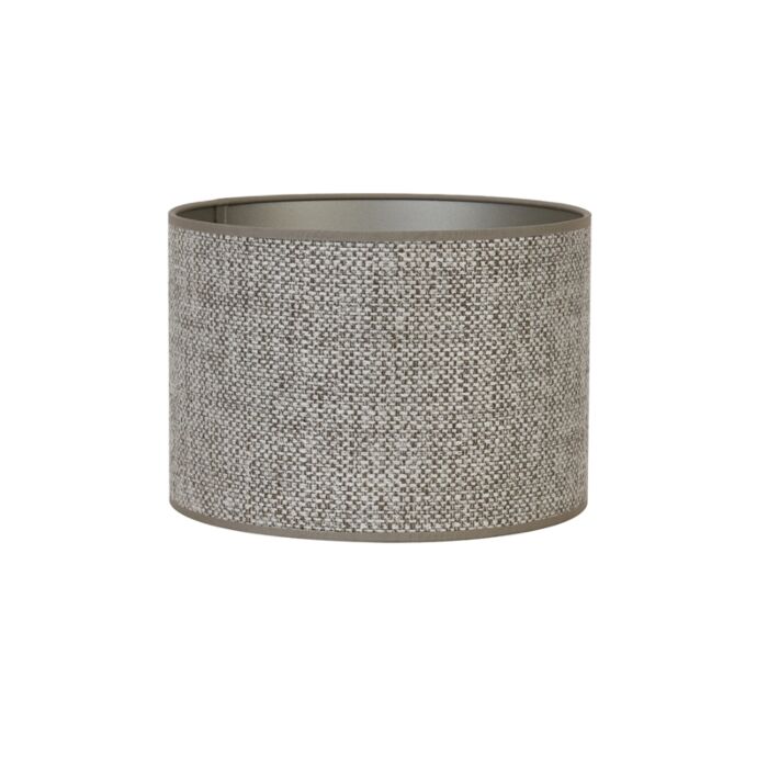 LIGHT & LIVING Lampenschirm Saverna Zylinder Ø 30 cm braun