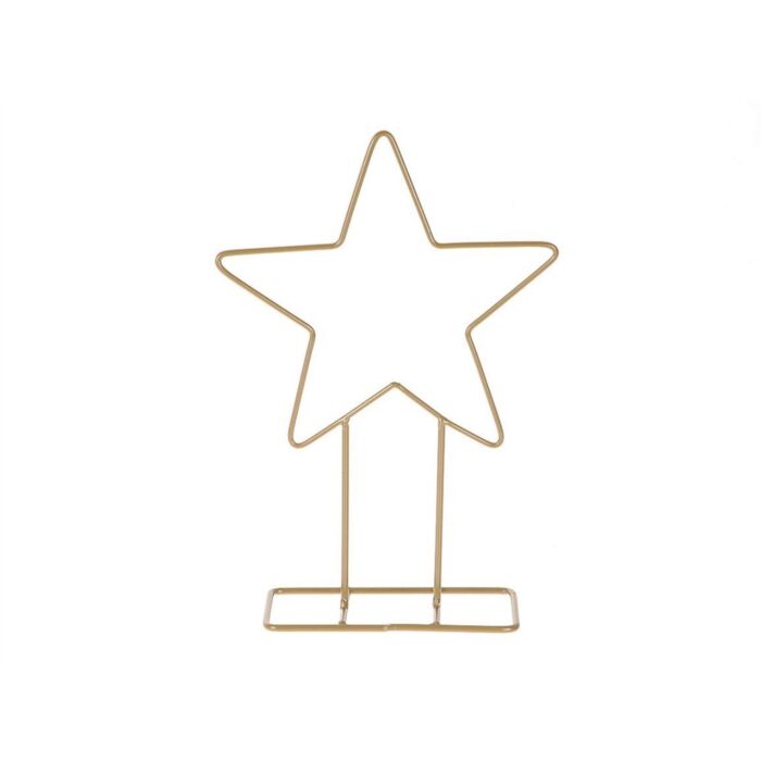 Standing Star Lucker goud 40 cm - HBX Natural Living Standing Star Lucker goud 40 cm - HBX Natural Living