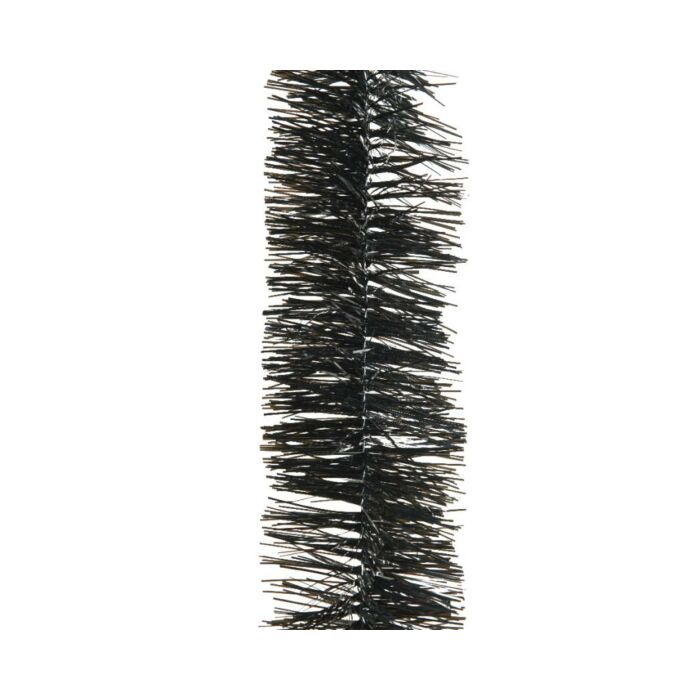 Lametta-Girlande schwarz glänzend 270 cm - Decoris