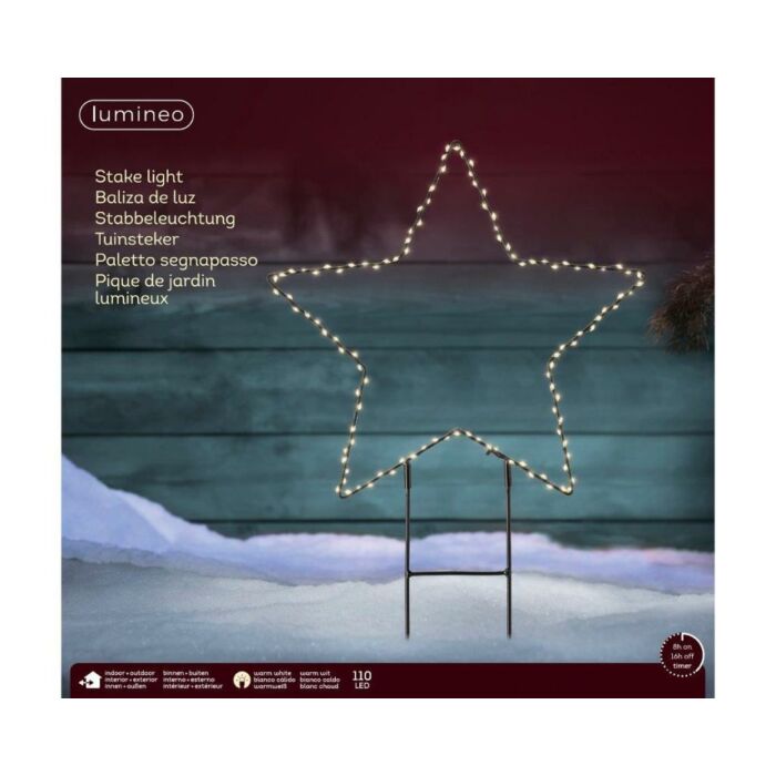 Mico LED-Leuchtstern pvc 38 cm - Lumineo Mico LED-Leuchtstern pvc 38 cm - Lumineo