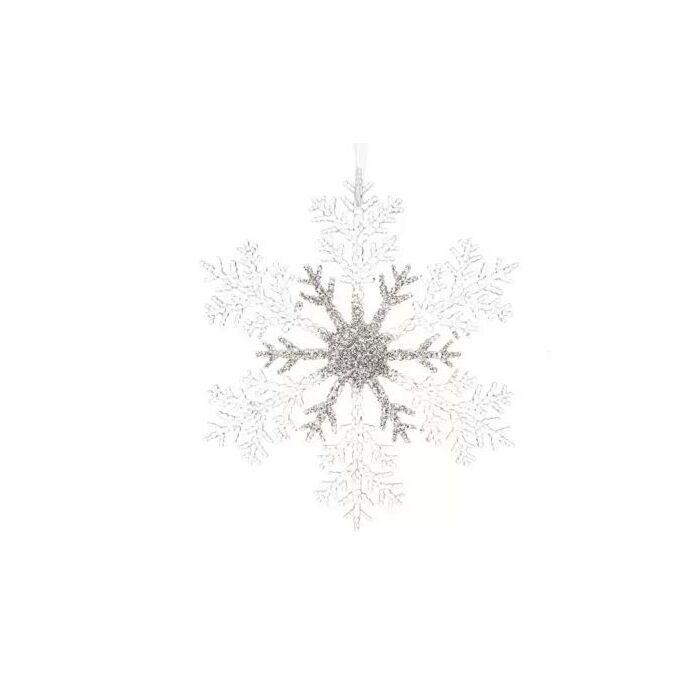 Schneeflocke Funkeln weiß