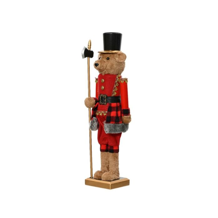 Nussknacker-Bär Kunststoff 38 cm Nussknacker-Bär Kunststoff 38 cm
