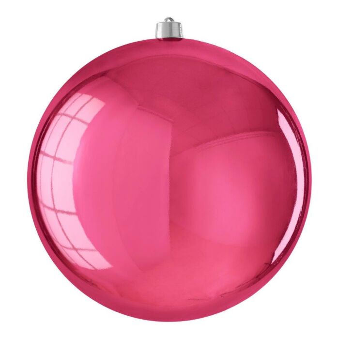 Weihnachtskugel unzerbrechlich fuchsia Glänzend Ø 50 cm - House of Seasons