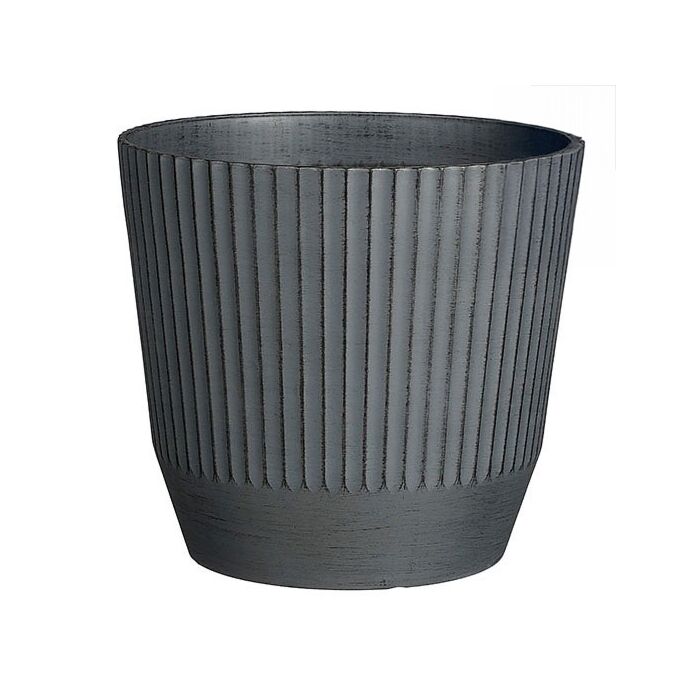 Blumentopf Rio rund dunkelgrau Ø 31 cm - Mica