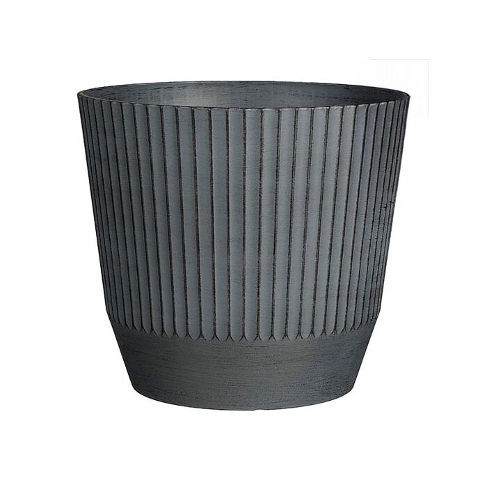 Blumentopf Rio rund dunkelgrau Ø 37 cm - Mica Blumentopf Rio rund dunkelgrau Ø 37 cm - Mica