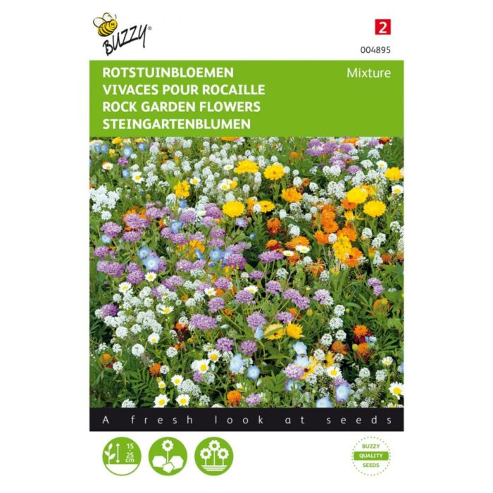 Steingartenblumen Mischung – Buzzy