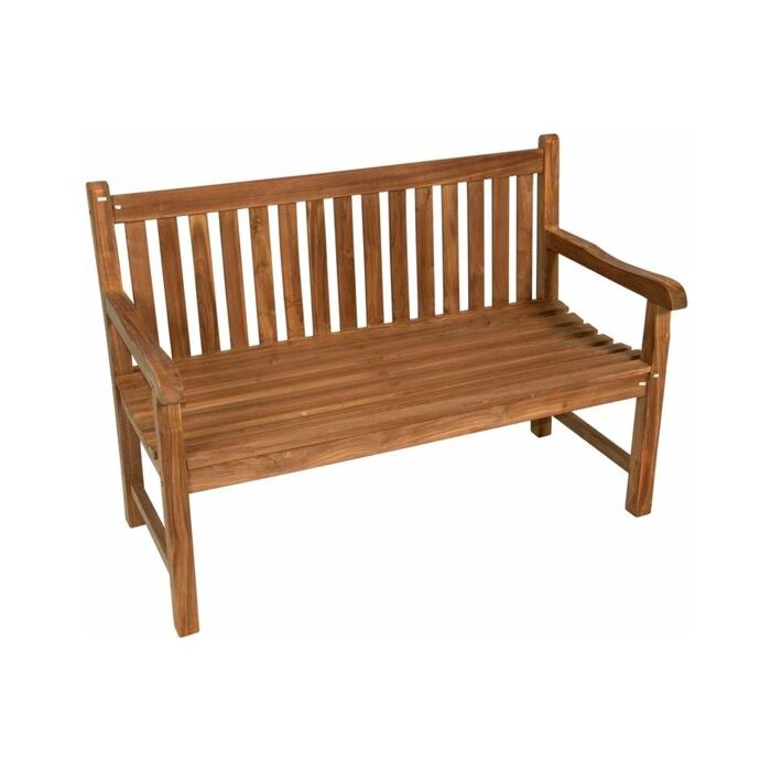 Gartenbank 2-Sitzer Teak 130 cm - Lesli Living