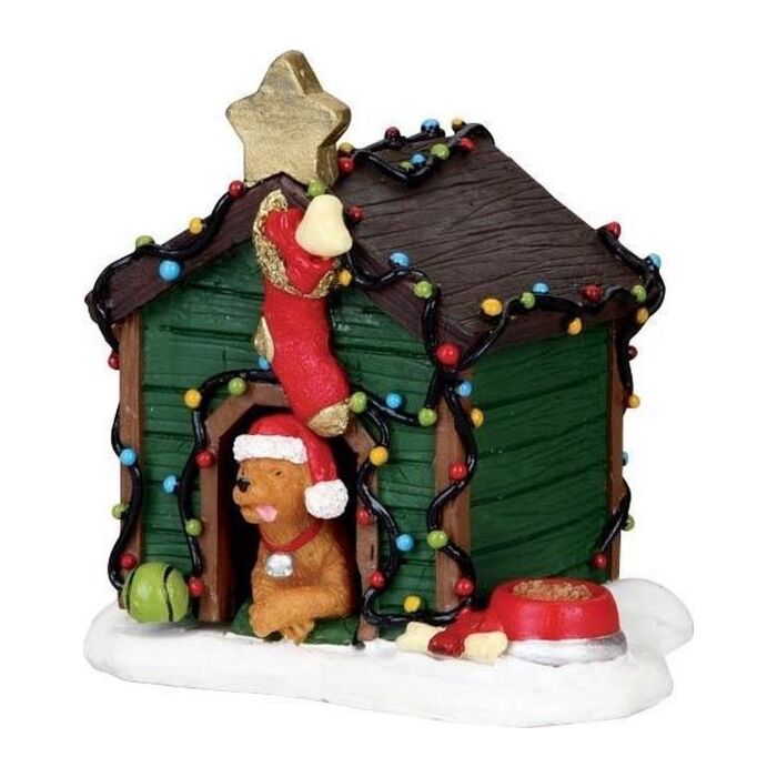 LEMAX DECORATED LIGHT DOGHOUSE