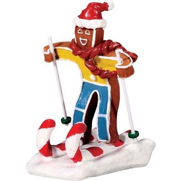 Lemax Candy Cane Skier Lemax Candy Cane Skier
