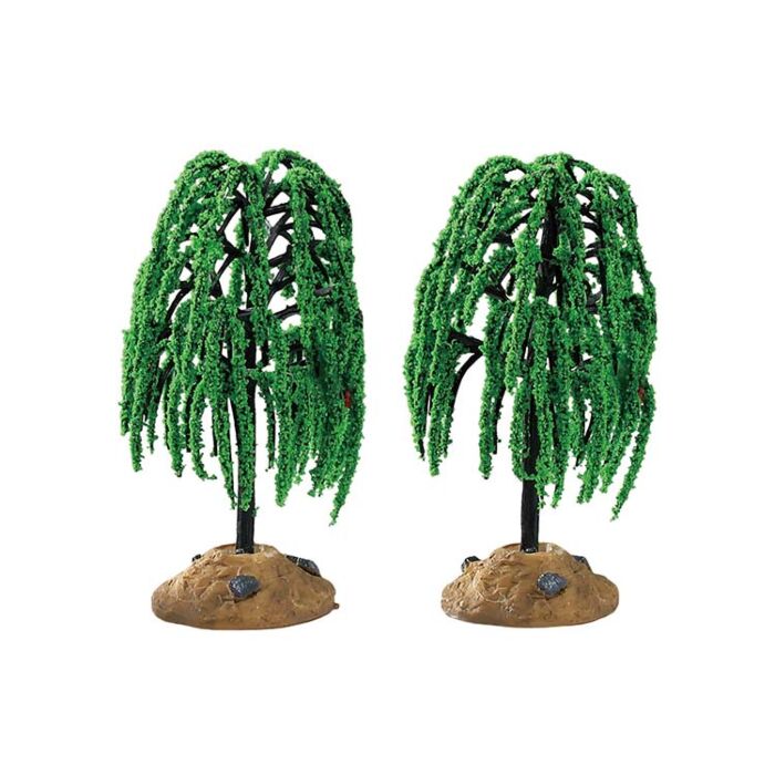 Lemax Spring Willow Tree, set of 2 Lemax Spring Willow Tree, set of 2
