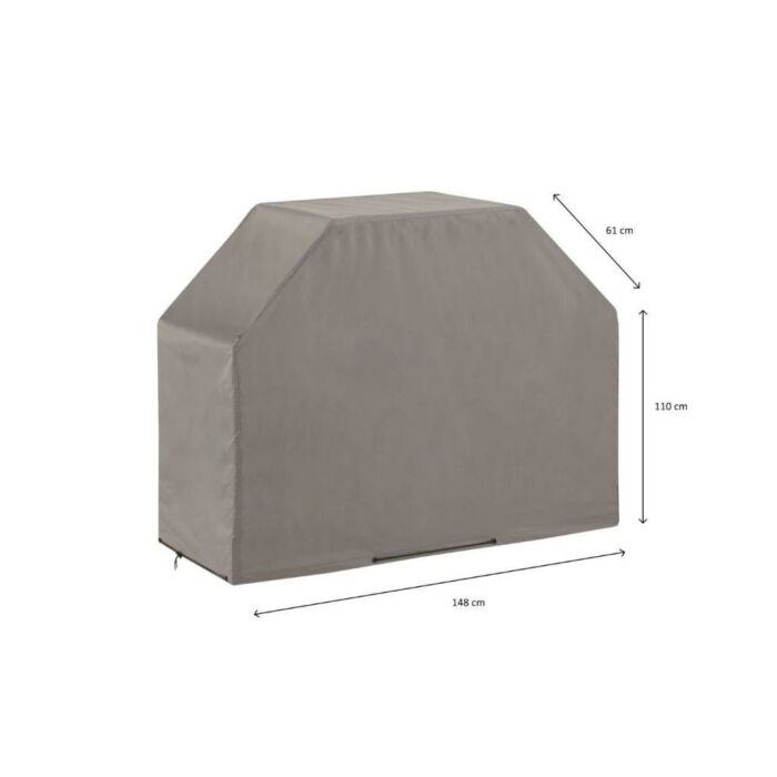 Grillabdeckung grau l 148 cm - Madison