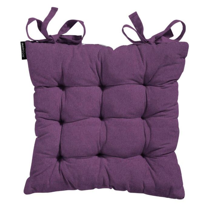 Kissen Toskana Panama lila 46 x 46 cm - Madison