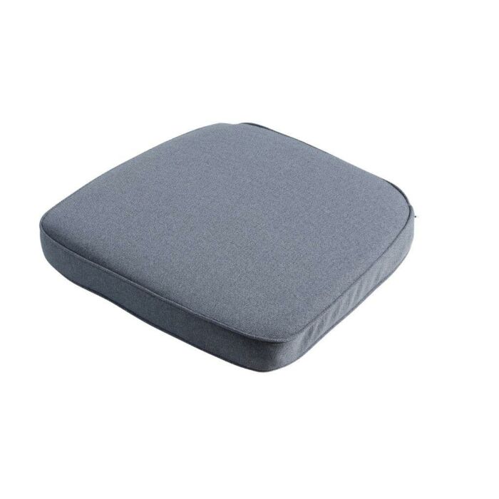 Kissen Wicker dunkelgrau 48 x 46 cm - Madison