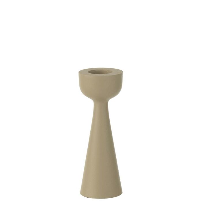 Kerzenständer Kegel beige 21 cm Kerzenständer Kegel beige 21 cm