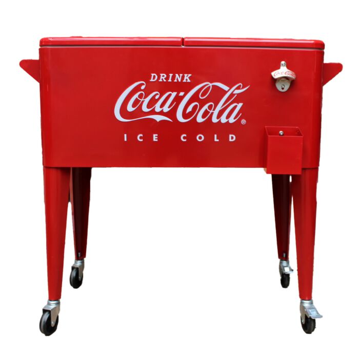 Retro cooler rot groß Coca-Cola 82 cm