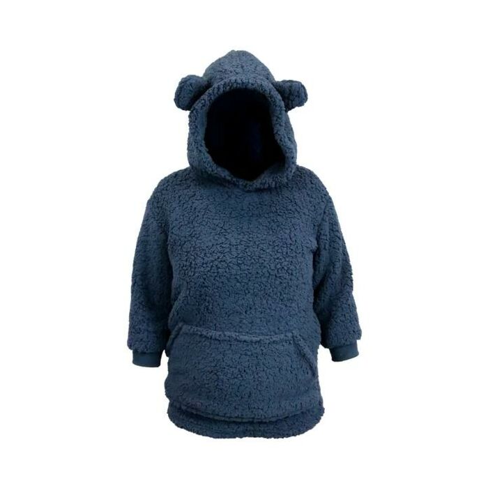 Hoodie Pippa Kinder mit Ohren 50x70 dark blue - Unique Living